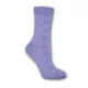Chaussettes pour femmes - chaussettes de cheville en coton - 39-42 - motif à carreaux violet - Evidence