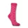 Chaussettes pour femmes - chaussettes de cheville en coton - 39-42 - motif à carreaux rose - Evidence