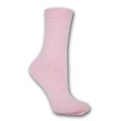   Chaussettes pour femmes - chaussettes de cheville en coton - 39-42 - motif à carreaux roses - Evidence