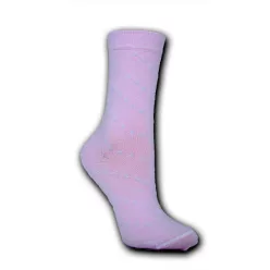   Chaussettes pour femmes - chaussettes de cheville en coton - 39-42 - rayures roses avec fil métallique - Evidence