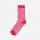 Chaussettes en coton pour femmes - rose-pink - motif cercle - 35-38 - Evidence