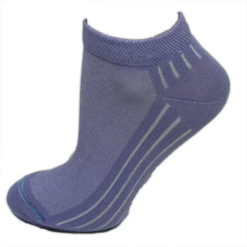 Chaussettes invisibles de sport cool pour femmes - chaussettes invisibles respirantes en coton - 35-38 - violet - Evidence