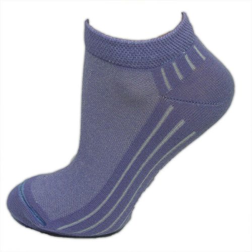 Chaussettes invisibles de sport cool pour femmes - chaussettes invisibles respirantes en coton - 39-42 - violet - Evidence