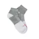Chaussettes de course en coton pour femmes - 39-42 - blanc-gris - Evidence
