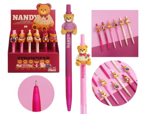 STYLO GEL AVEC NANDY LE CHIEN 6S