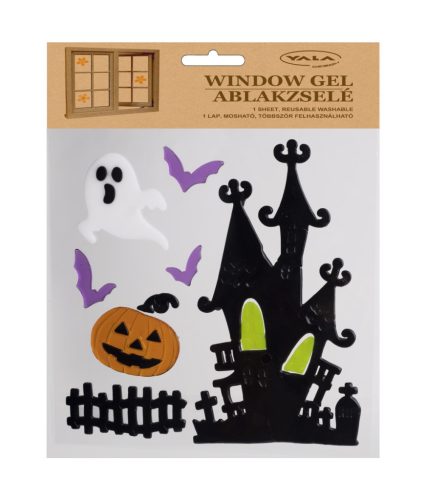 Sticker Harry Potter château et citrouille 20*25