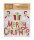 Sticker joyeux bonhomme de neige et sapin 20*25