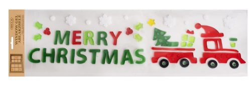Sticker train de Noël 15*55
