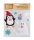 Sticker ours polaire et pingouin 20*25
