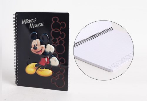Mickey Egér A5 méretű világítós notesz