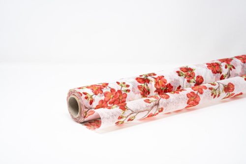 Vetex fleur rouge 51CM * 9M