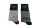 Chaussettes en coton pour enfants - 2 paires - motif - 23-26 - pois-rayures - Evidence
