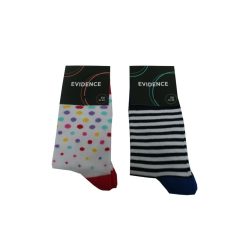   Chaussettes en coton pour enfants - 2 paires - motif - Evidence