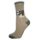 Chaussettes de cheville en coton pour enfants - chaussettes de cheville en coton - 23-26 - kaki avec ballons de football - Evidence