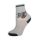 Chaussettes de cheville en coton pour enfants - chaussettes de cheville en coton - 31-34 - gris avec ballons de football - Evidence