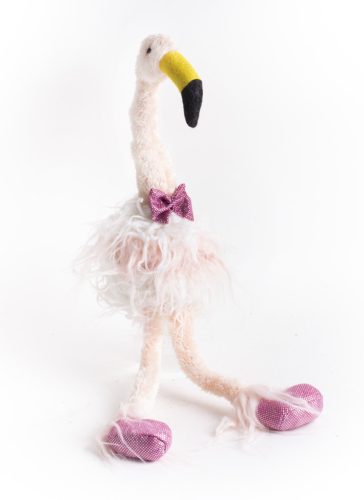 FLAMINGO STAND RSZ/POIL BLANC 30