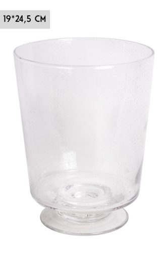 Vase + pied en verre Soda VT 19*24,5