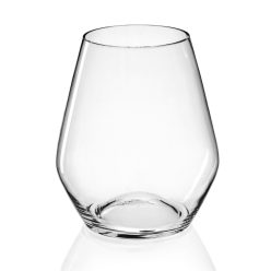 Vase ovale en verre CC 25*25