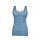 Ensemble de lingerie en coton pour femme - short de sport-bretelles larges - bleu jean - M