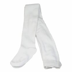   Collants unis pour bébé - collants en coton - 92-98 - blanc - Evidence