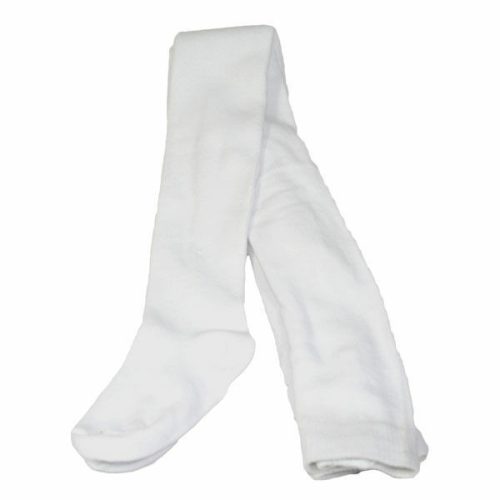 Collants unis pour bébé - collants en coton - 92-98 - blanc - Evidence