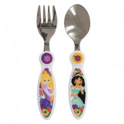   Ensemble de couverts en métal elliptique DISNEY PRINCESSE COURAGEUSE ET MESUREUSE