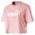 T-shirt de sport pour femme Puma à haute teneur en coton - rose clair - L