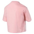 T-shirt de sport pour femme Puma à haute teneur en coton - rose clair - L