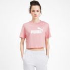 T-shirt de sport pour femme Puma à haute teneur en coton - rose clair - L