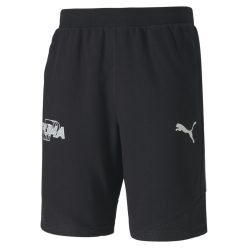 Short en coton pour homme Puma - noir - S