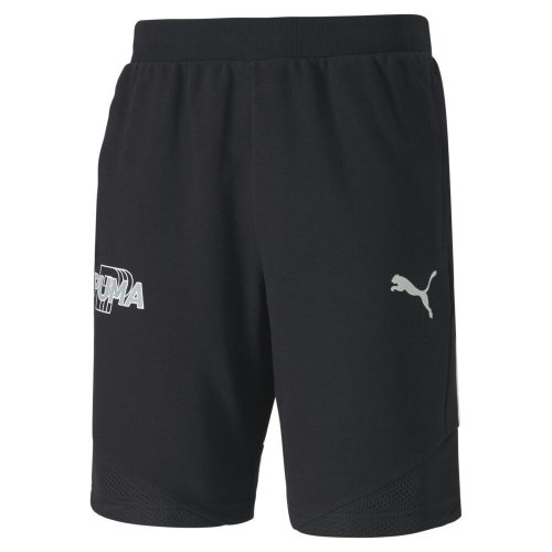 Short en coton pour homme Puma - noir - S