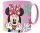 Mikrózható műanyag bögre BPA mentes - Minnie egér - 330ML