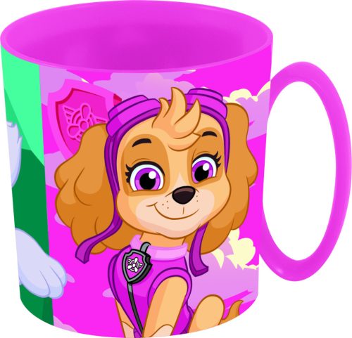 Mancs Őrjárat Girl PWR mikrózható műanyag bögre 350ML