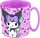 Hello Kitty Kuromi mikrózható műanyag bögre 350ML