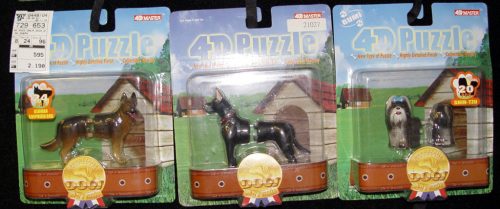 Puzzle 4D DALM,SHIH,DOG,SHEPH