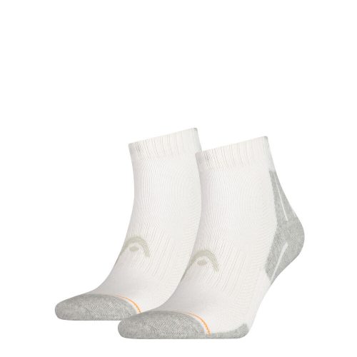 Chaussettes de sport unisexes Head - avec semelle en demi-peluche respirante - courtes - 2 paires