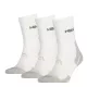 Chaussettes de sport unisexes Head - semelle en demi-peluche respirante 3 paires - blanc - 35-38