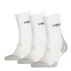   Chaussettes de sport unisexes Head - semelle en demi-peluche respirante 3 paires