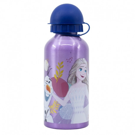 Bouteille en aluminium 400 ml La Reine des Neiges Disney
