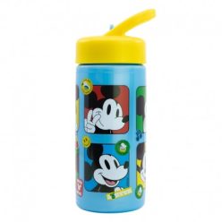 Bouteille en plastique avec paille 410 ml Mickey Mouse
