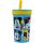 Verre en plastique Disney Mickey Mouse avec paille anti-fuite - 420 ml