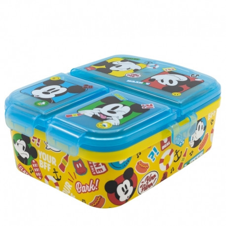 Boîte à sandwich rectangulaire à compartiments XL Mickey Mouse