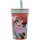 Gobelet en plastique à paille en silicone anti-fuite Disney Minnie Mouse - 420 ml