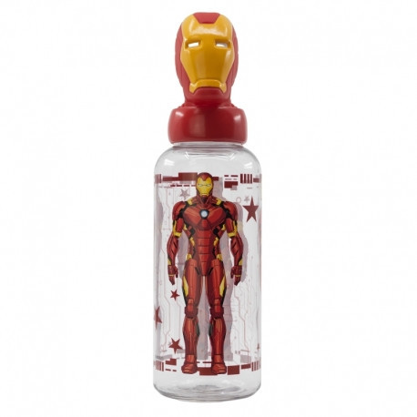 BOUTEILLE EN PLASTIQUE 3D DE 560 ML AVENGERS - IRON MAN