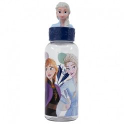 Bouteille en plastique 3D 560 ml La Reine des Neiges Disney