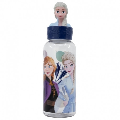 Bouteille en plastique 3D 560 ml La Reine des Neiges Disney