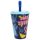 Verre en plastique avec paille Stitch - 430 ml