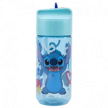 Stitch Gyerek Szívószálas kulacs 430ML