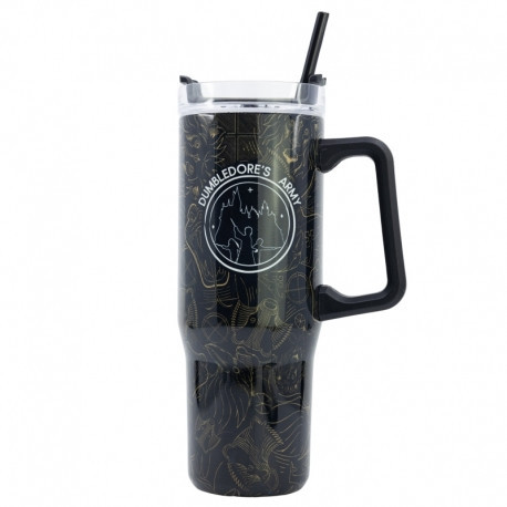 GRAND MUG DE VOYAGE EN ACIER INOXYDABLE ISOLÉ 940 ML HARRY POTTER