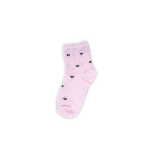 Chaussettes en coton tricotées fines pour petite fille - Cœur